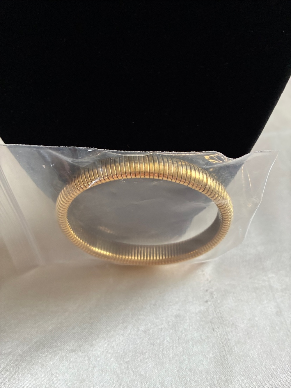 Gold Coil-Style Stretch Bracelet - Women Accessories